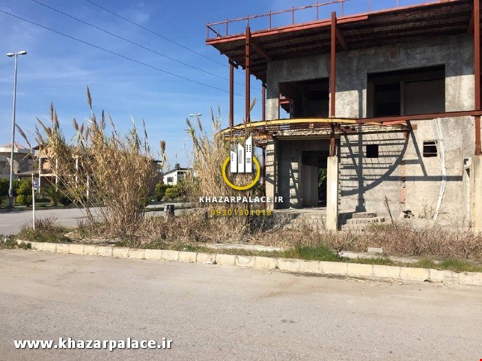 خزرشهر جنوبی ویلا نیمه کاره خیابان شبنم