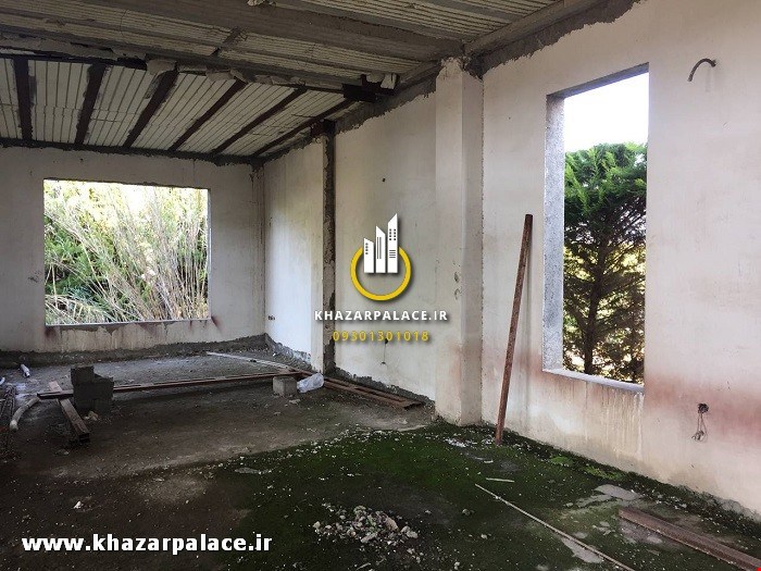 خزرشهر جنوبی ویلا نیمه کاره خیابان شبنم
